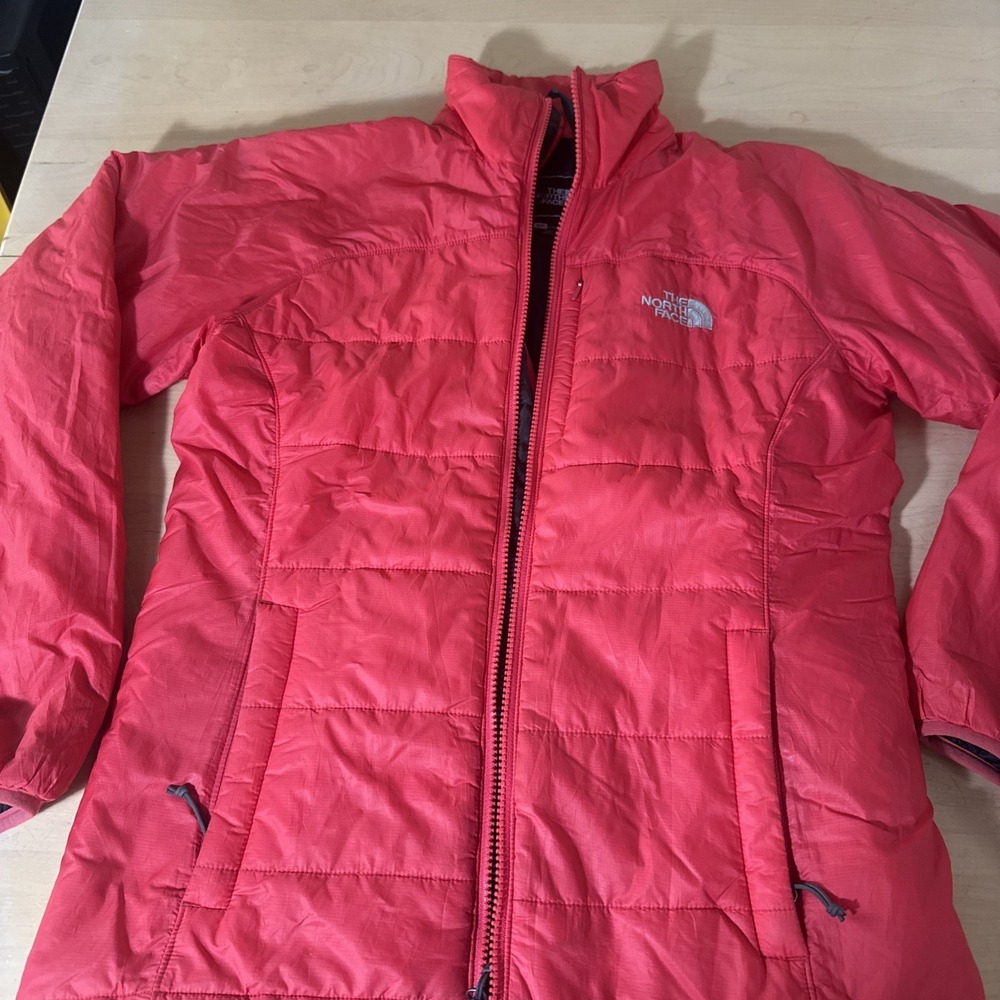 The North Face Light Puffer Jacket Coral Women's Small S